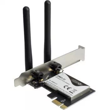 Inter-Tech DMG-31 - iebūvēts - bezvadu - PCI Express - Wi-Fi - Wi-Fi 4 (802.11n) - 300 Mbit/s (88888147)