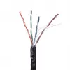 Tīkla kabelis LANBERG LCU6-10CC-0305-BK U/UTP Cat6 305 m, 23 AWG, CCA, 250 MHz, melns