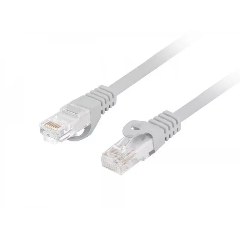 LANBERG tīkla kabelis Cat6 U/UTP RJ-45 uz RJ-45 0,5 m pelēks PCU6-10CU-0050-S