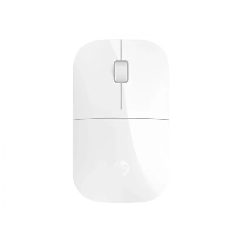 HP Z3700 baltā bezvadu pele, piemērota abām rokām, optiskā, RF bezvadu, 1200 DPI, balta