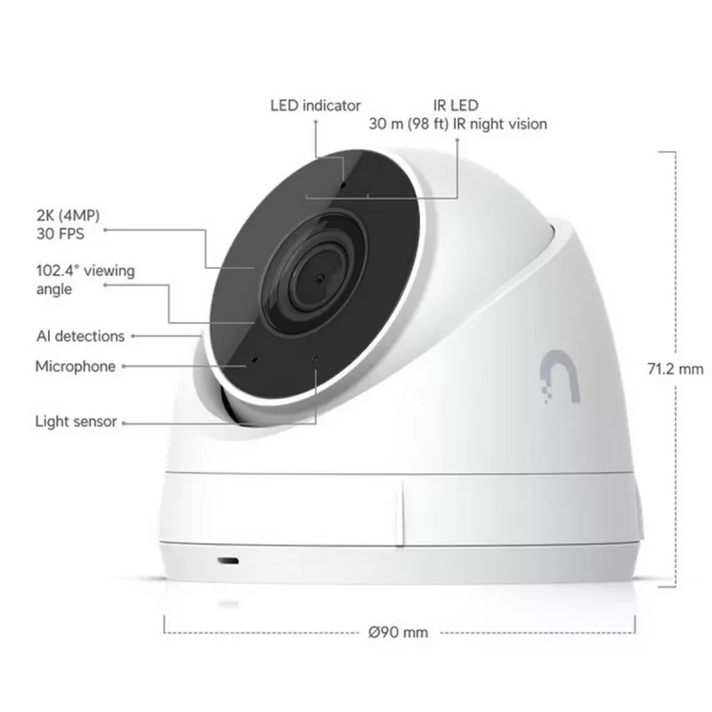 Ubiquiti UNVR-Instant-Kit video novērošanas komplekts Vadu