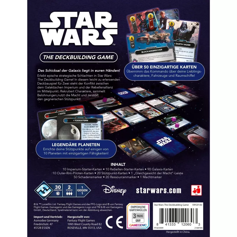 Star Wars: The Deckbuilding Game, kāršu spēle
