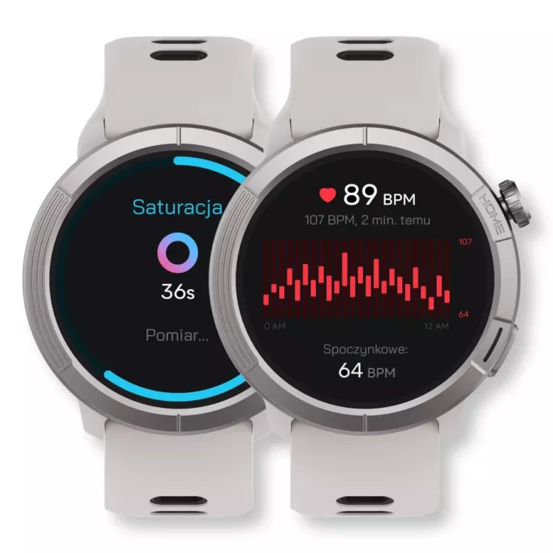Stelio viedpulkstenis Activ Pro GPS modelis STSWA102TN, 46 mm titāna korpuss