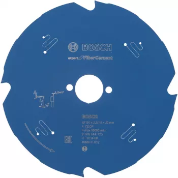 Apļveida zāģa asmens Expert šķiedrcementam 190 mm 4T urbums 20 mm rokas ripzāģiem