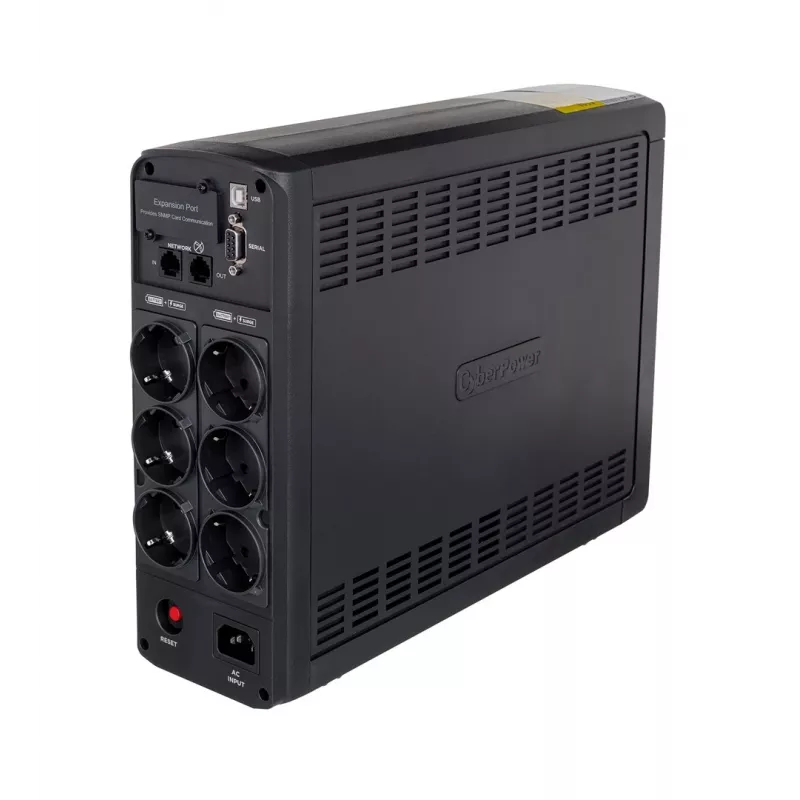 CyberPower CP1600EPFCLCD nepārtrauktās barošanas avots (UPS) Line-Interactive 1.6 kVA 1000 W 6 maiņstrāvas kontaktligzda(as)
