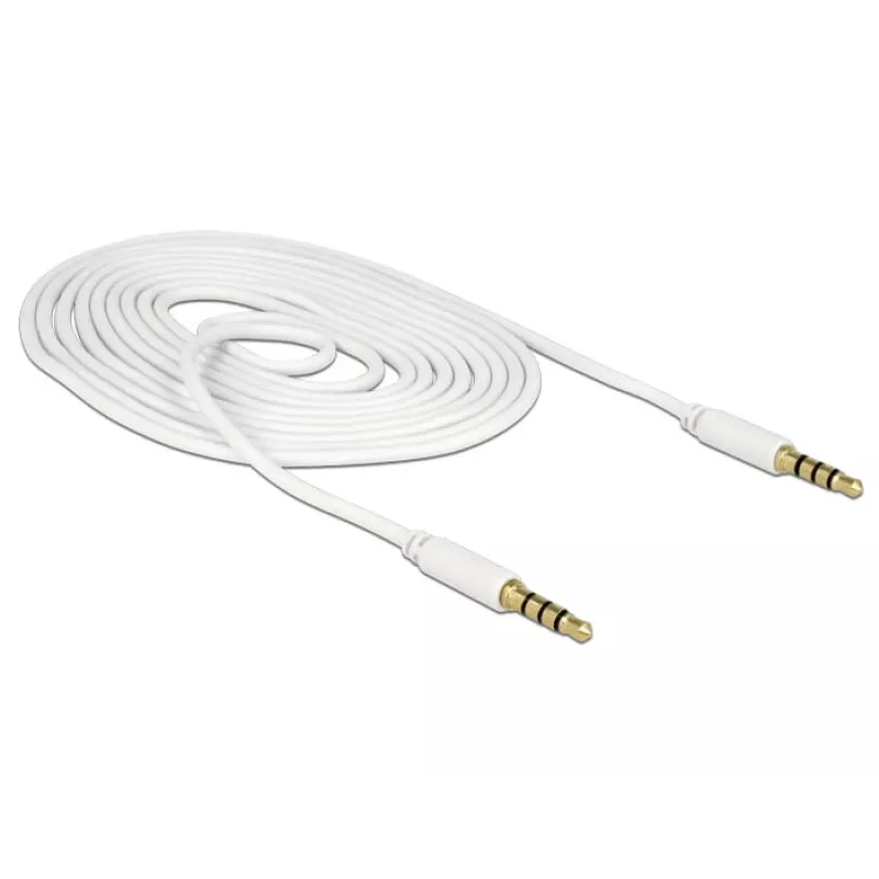 Audio kabelis 3.5 mm DeLOCK 83441 2 m balts