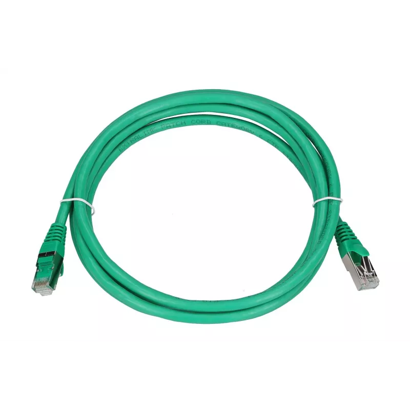 Extralink Cat.6 FTP 2m LAN ielāpu vads, vara tīkla kabelis, vītā pāra 1Gbit/s