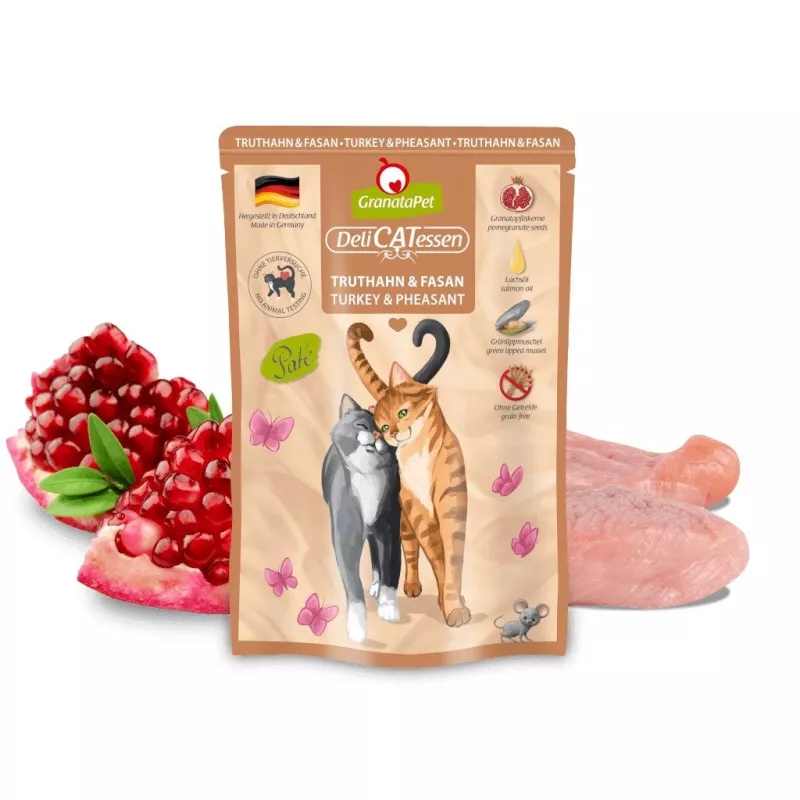 GRANATAPET DeliCATessen Tītara un fazāna mitrā kaķu barība - 85g