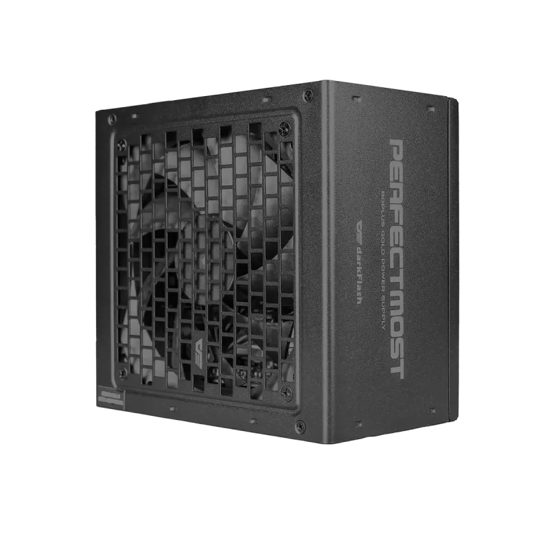 Barošanas bloks DarkFlash PMT1050 melns — ATX datora PSU, 1050W, viena +12V līnija