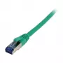 komutācijas kabelis RJ45 - CAT6A 500Mhz - 0.15m - zaļš - S-STP(S/FTP) - TPE/LSZH(Superflex) - AWG26 - Syner