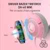 Vadu austiņas, kas novietojamas uz auss Razer RZ04-04730200-R3M1 — cirkumaurālas, 1,3 m kabelis, 353 g, rozā