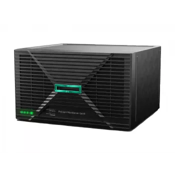 Server HP Enterprise ProLiant MicroServer Gen11 6325P 3.5 GHz 4 kodolu 1P 32 GB DDR5 4LFF NHP 2×4 TB HDD 180 W barošanas bloks