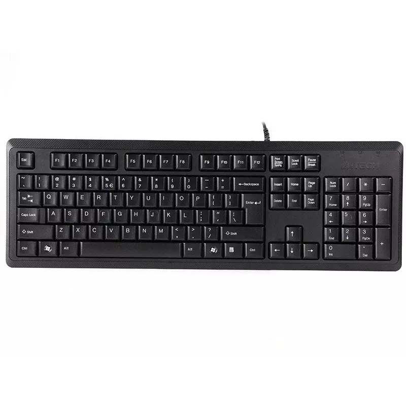 A4Tech KR-92 tastatūra Universāla USB QWERTY angļu melna