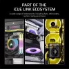 Korsārs iCUE LINK RX140 MAX RGB 14 cm balts 2 gab. 300-1600 RPM