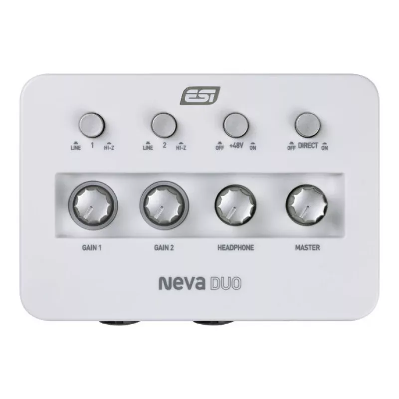 ESI Neva DUO USB audio interfeiss, 2x ieeja