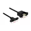 USB kabelis DeLOCK 1m USB2.0 Micro-B/USB2.0-A