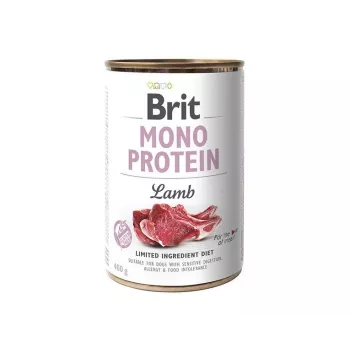 BRIT MONO PROTEIN Slapjā suņu barība Jērs 400 g