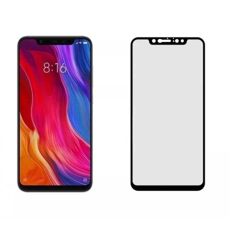 Rūdītais stikls Tellur Xiaomi Mi 8 Pro 2.5D pilnas līmes ekrāna aizsargs