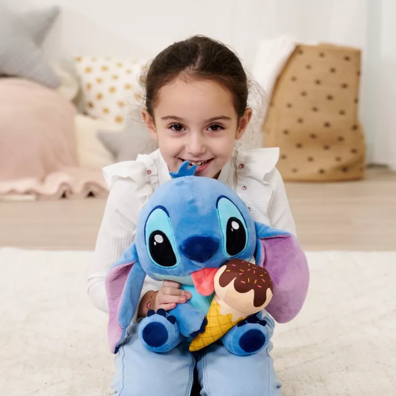 Plīša rotaļlieta SIMBA Mascot Stitch Ice Cream 25 cm, oriģināla mīksta tēla figūra