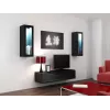 Cama TV statīvs VIGO 140 30/140/40 melns/melns glancēts