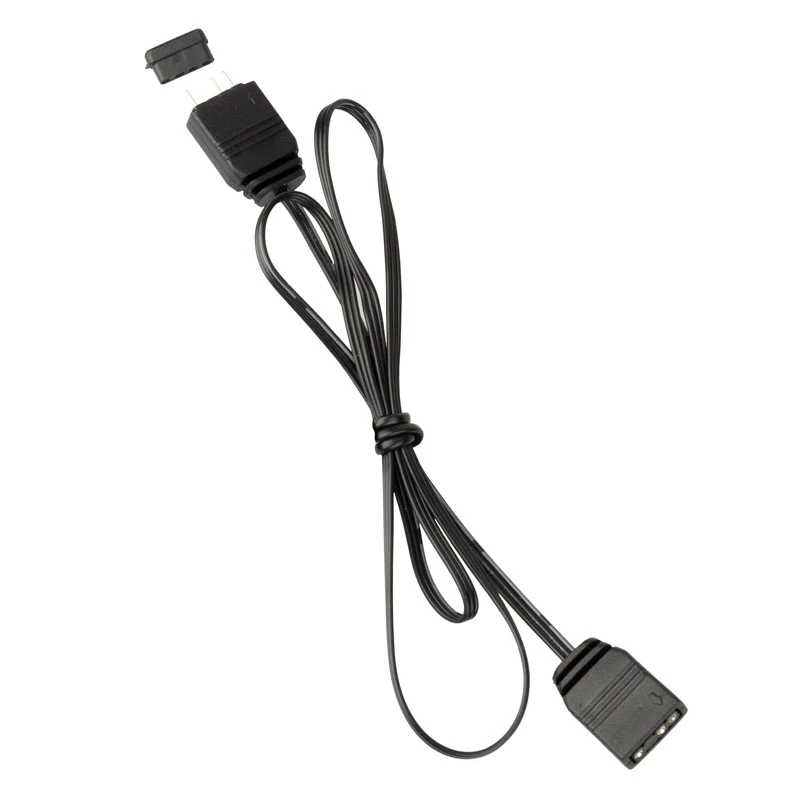 ARGB 3-Pin paplašinātājs 50 cm — Kolink, 5V, Melns