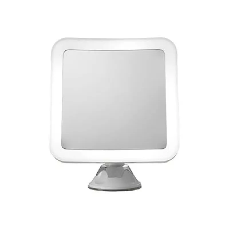 Vannas istabas spogulis Camry CR 2169 LED 16,3 cm Balts — pie sienas stiprināms apgaismots spogulis