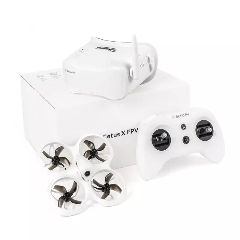 Drone BETAFPV Cetus X Kit ELRS — Ready-to-Fly FPV drone ar iekļautajām aizsargbrillēm