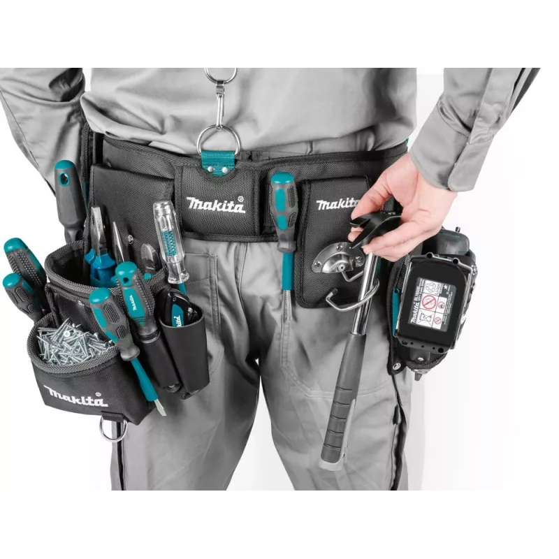 Makita E-15235 smagjaudas instrumentu jostas komplekts ar pārnēsāšanas somām