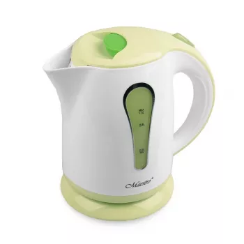 Elektriskā tējkanna Maestro MR-028 1 L 1630 W zaļa, plastmasas korpuss, pogas vadība