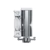CPU gaisa dzesētājs Montech NX400, 120 mm ventilatori, Balts, izmēri 156×74×120 mm, TDP 270 W