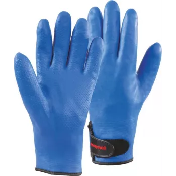 Darba cimdi Honeywell DEEPBLUE poliamīda, 9. izmērs, nitrila putu pārklājums, universāli