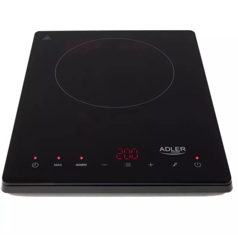 Adler AD 6513 plīts melna, galda virsmas, 29 cm zona, indukcijas plīts, 1 zona(s)