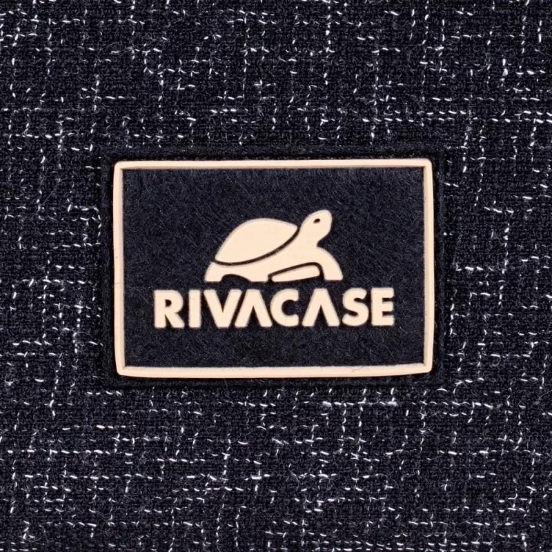 Uzmavas futrālis Rivacase 7915 39,6 cm (15,6 collas) Melns Balts
