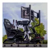 OPLITE Fiksējamie grozāmie ritentiņi GTR S8/S8 Elite melni, mazumtirdzniecības iepakojumā (OP-CW)
