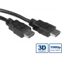 VALUE - Video-/Audio-/Network kabelis - HDMI - HDMI, 19 kontaktu (M) - HDMI, 19 kontaktu (M) - 1 m - Ekranēts - Melns (11.99.5731)
