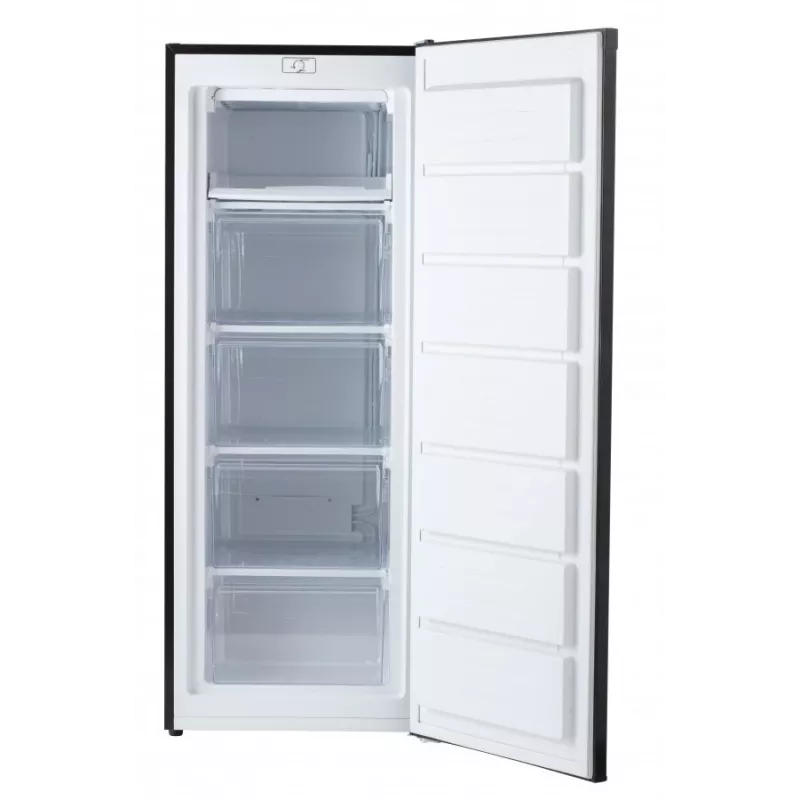 Vertikālā saldētava MPM MPM-182-ZS-13, 168 L ietilpība, brīvstāvoša, maināma durvju vēršanās puse, 1430×550×580 mm, energoefektivitātes klase E