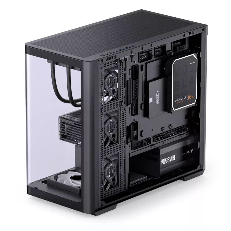 Datora korpuss Jonsbo D300 ATX melns