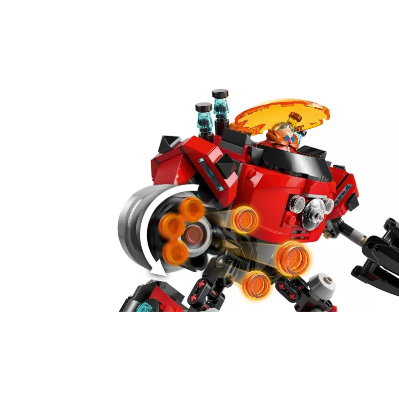 LEGO konstruktora komplekts Sonic the Hedgehog 77005 Knuckles vs Dr Eggman Egg Crusher Mech, 350 gab., vecums 8+