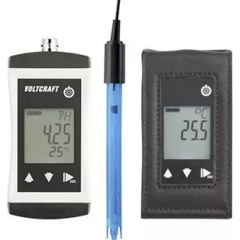 VOLTCRAFT KBM-110 + TG-400 pH mērīšanas instruments Redox (ORP), temperatūra, pH vērtība