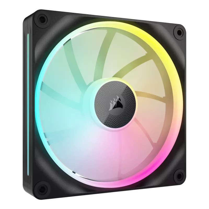 CORSAIR iCUE Link LX140 ARGB 140 mm korpusa ventilatori - 2 gab. komplekts, melns