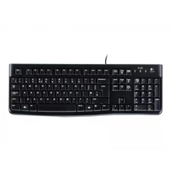 Desktop MK120, vadu, USB, QWERTZ, melns, pele iekļauta
