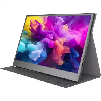 Denver PMO-15604 LED monitors EEK B (A - G) 39,6 cm (15,6 collas) 16:9 30 ms Mini HDMI™, USB-C®, austiņas (3,5 mm ligzda) [Energoefektivitātes klase B] (PMO-15604)