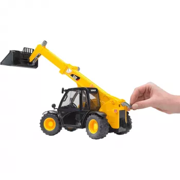 Bruder 02141 Caterpillar Telehandler plastmasas lauksaimniecības celtniecības rotaļlieta