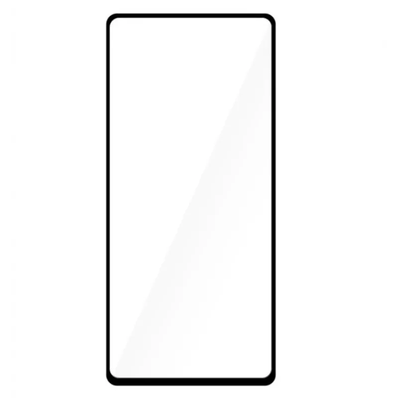 Rūdīta stikla ekrāna aizsargs Tellur Samsung S10 Lite — pilnībā līmējošs, saderīgs ar maciņiem, melns