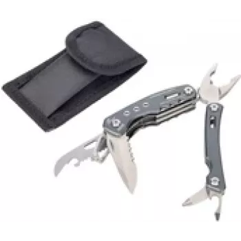 Multi Tool Pliers TROIKA TOL46/GY Pocket-size 15 tools pelēka