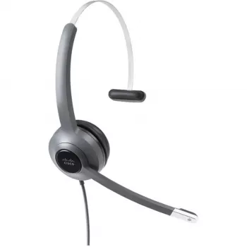 Cisco 521 vadu viena - austiņas - uz auss - ar vadu - 3,5 mm spraudnis (CP-HS-W-521-USB=)
