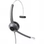 Cisco 521 vadu viena - austiņas - uz auss - ar vadu - 3,5 mm spraudnis (CP-HS-W-521-USB=)