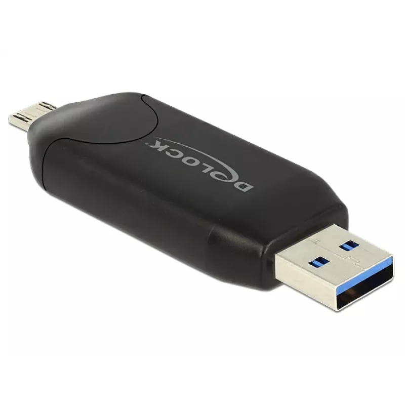 Karšu lasītājs DeLOCK 91734 USB/Micro-USB Melns
