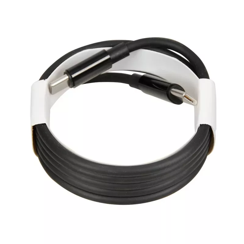 iBOX IKUTC USB-C kabelis 60W 1m melns