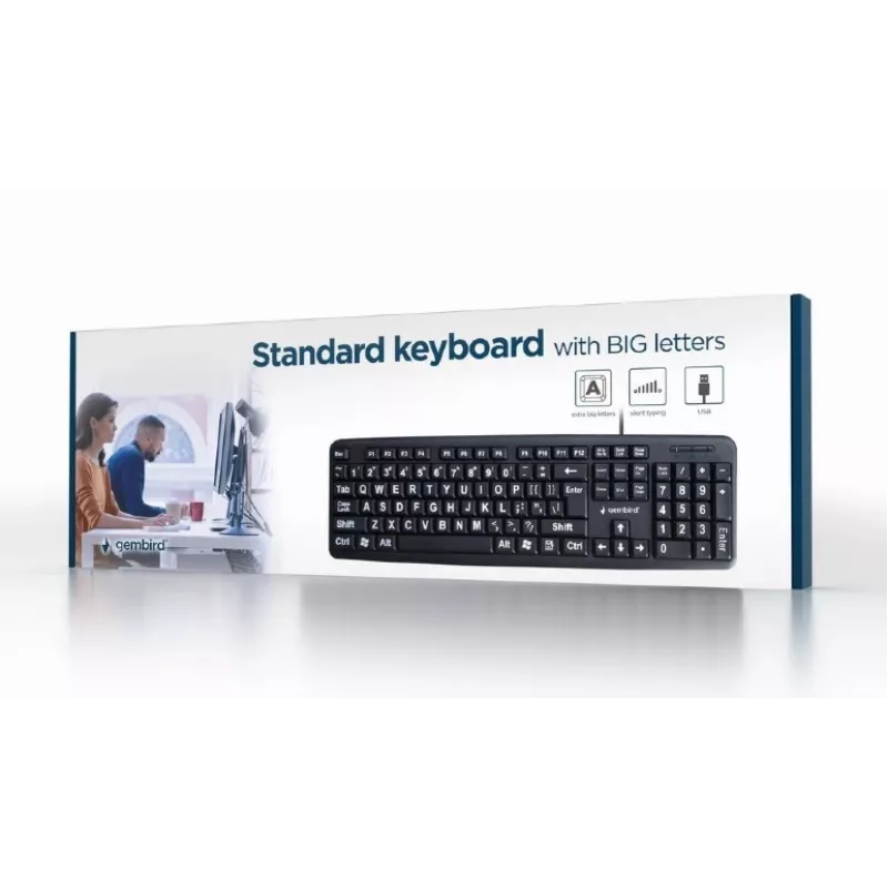 Standarta USB tastatūra senioriem